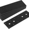 6 Pack 6 x 3⅞ inches Black Flat Mending Plate